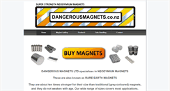 Desktop Screenshot of dangerousmagnets.co.nz