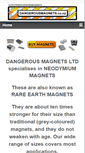Mobile Screenshot of dangerousmagnets.co.nz